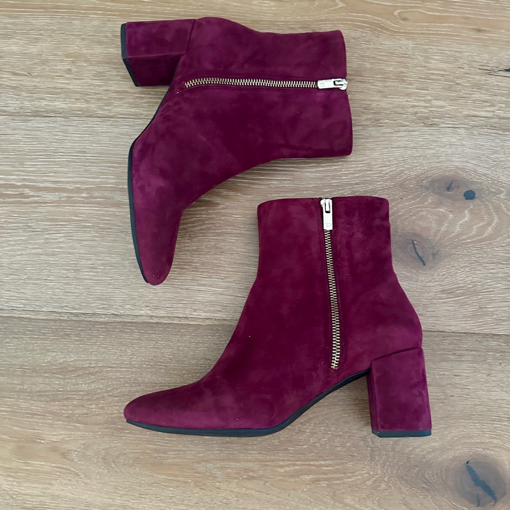 Taryn Rose Suede Leather Cassidy Boots